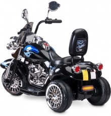 Дитячий електромотоцикл Caretero Rebel Black